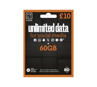 VOXI Mobile PAYG SIM Card - 60GB 5G Data & Unlimited Social Apps
