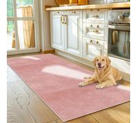Voxirum Carpet Runner for Hallway Non Slip Long Kitchen Rugs Washable Hallway Hall Runner 40 x 60cm Absorbent Area Rugs Large Door Mats Indoor Extra Long Runner Rugs for Hallway Rose
