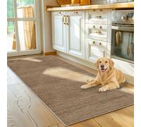 Voxirum Carpet Runner for Hallways Washable Hallway Kitchen Rug Hall Runner Non Slip Extra Long Indoor Mat for Entrances Corridor Living Room Laundry Large Runner Rug Door Mat Brown 40 x 60cm