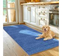 Voxirum Extra Long Runner Rug for Hallway Front Door Hall Hallways Living Room Heavy Duty Hall Runner Large Door Mat Indoor Washable Carpet Runner Rug Blue 40 x 60cm