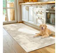 Voxirum Extra Long Runner Rugs for Hallway Runner Non Slip Washable Large Kitchen Rug Door Mats Indoor 40 x 60cm Carpet Runners Hall Runner Kitchen Runner Rug for Bedrooms Entrance Bedroom Beige