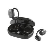 Voxis V90 Black AI translator headset supports real-time translation in 150 languages and is suitable for study, travel, and business.