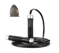 VOXLOVA Weighted Jump Rope for Men Women - 1LB Heavy Jump Rope for Adult Fitness Workouts, Non-Slip Aluminum Handles, Ball Bearings Premium Skipping Rope Jump Rope for Exercise Boxing Crossfit Cardio