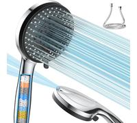 VOXON Filter Shower Head with 1.5M Hose & 10Modes, Large & Chlorine Removal