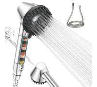 VOXON Filter Shower Head with Pause Switch, 6 Mode&1.5M Hose, High Pressure