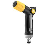 VOXON Metal Hose Pipe Spray Gun, Heavy Duty Garden Hose Spray Gun with Thumb Flow Control, 3 Adjustable Spray Patterns, High Pressure Hose Gun for Car Washing, Gardening and Window Cleaning