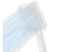 VOXON Shower Head High Pressure, Rainfall Shower Heads with 6 Spray Modes, Power Water Saving ShowerHead, Universal Square Shower Head, Handheld Large Rain Shower Heads for Electric Shower, White