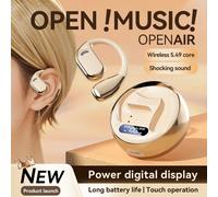 VoxorAI M76 Beige AI translator headset supports real-time translation in 150 languages and is suitable for study, travel, and business.