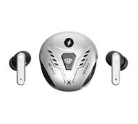 VoxorAI XH12 Silver AI Translator Earbuds, Real-Time Translation, Supports 150 Languages, Bluetooth Gaming Stylish Earbuds, for Learning, Travel, Business