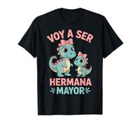 Voy A Ser Hermana Mayor Dinosaurio para Ninas T-Shirt
