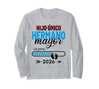 Voy A Ser Un Hermano Mayor 2026, Hermano Mayor 2026 Long Sleeve T-Shirt