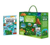 Voyage, découvre et explore. Les merveilles de la nature: Avec 1 puzzle ovale de 200 pièces + 32 silhouettes + 1 poster