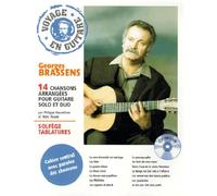 VOYAGE EN GUITARE GEORGES BRASSENS: 14 Chansons arrangées pour guitare solo et duo Georges Brassens
