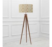 Voyage Maison Aratus Floor Lamp With Peach Trellis Lampshade Voyage Maison Multicolor