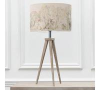 Voyage Maison Aratus Table Lamp With Enchanted Forest Eva Lampshade in Grey Voyage Maison Grey
