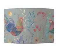 Voyage Maison Bilbury Flock Eva Animal Lampshade - D37cm in Duck Egg Blue Voyage Maison Duck Egg Blue