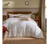 Voyage Maison Braeflower Reversible 100% Cotton Duvet Cover Set in Natural | Size: Double Voyage Maison Natural Double