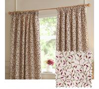 Voyage Maison Cervino Jacquard Pencil Pleat Curtain Pair in Purple | Size: 168 cm width x 137 cm drop Voyage Maison Purple 168 cm width x 137 cm drop