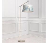 Voyage Maison Coral Reef Quintus Taper and Quintus Grey and Cobalt Complete Floor Lamp