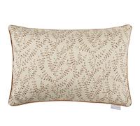 Voyage Maison Eden Cushion Cover - Linen Look Watercolour Branch Piped Decorative Case (Sienna - 40x60cm)