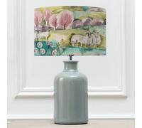 Voyage Maison Elspeth Table Lamp With Buttermere Eva Lampshade in Blue Voyage Maison Blue