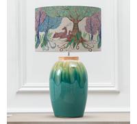 Voyage Maison Eucalypt Table Lamp With Willow Woods Eva Lampshade in Blue Voyage Maison Blue
