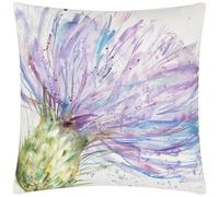 Voyage Maison Expressive Thistle Outdoor Cushion - Water-Resistant UV-Protected Scottish Highlands Inspired Design (Multicolour - 43x43cm)
