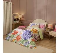 Voyage Maison Idalia Duvet Cover Set - 100% Cotton Floral Butterfly Sateen Bedding (Multicolour - Double)