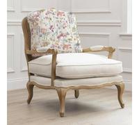 Voyage Maison Ilinizas Oak and Poppy Printed Florence Armchair