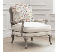 Voyage Maison Ilinizas Stone and Poppy Printed Florence Armchair