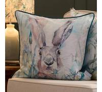 Voyage Maison Jack Rabbit Printed Piped Cushion | Size: 50 cm x 50 cm Voyage Maison Multicolor 50 cm x 50 cm