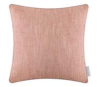 Voyage Maison Jedburgh Feather Filled Cushion - Herringbone Textured Woven Artisan Country Décor (Garnet - 50x50cm)