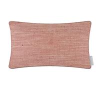 Voyage Maison Jedburgh Feather Filled Cushion - Herringbone Textured Woven Artisan Country Décor (Garnet - 30x50cm)