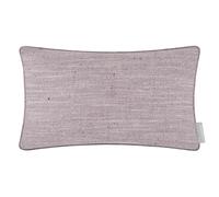 Voyage Maison Jedburgh Feather Filled Cushion - Herringbone Textured Woven Artisan Country Décor (Heather - 30x50cm)