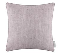 Voyage Maison Jedburgh Feather Filled Cushion - Herringbone Textured Woven Artisan Country Décor (Heather - 50x50cm)