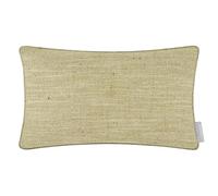 Voyage Maison Jedburgh Feather Filled Cushion - Herringbone Textured Woven Artisan Country Décor (Meadow - 30x50cm)