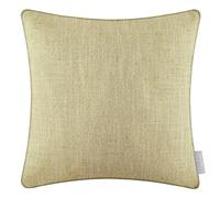 Voyage Maison Jedburgh Feather Filled Cushion - Herringbone Textured Woven Artisan Country Décor (Meadow - 50x50cm)