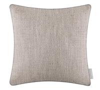Voyage Maison Jedburgh Feather Filled Cushion - Herringbone Textured Woven Artisan Country Décor (Nut - 50x50cm)