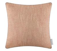 Voyage Maison Jedburgh Feather Filled Cushion - Herringbone Textured Woven Artisan Country Décor (Rust - 50x50cm)