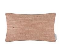 Voyage Maison Jedburgh Feather Filled Cushion - Herringbone Textured Woven Artisan Country Décor (Rust - 30x50cm)