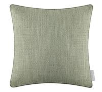 Voyage Maison Jedburgh Feather Filled Cushion - Herringbone Textured Woven Artisan Country Décor (Sage - 50x50cm)