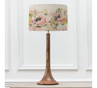 Voyage Maison Kinross Tall Table Lamp With Papavera Eva Lampshade in Brown Voyage Maison Brown