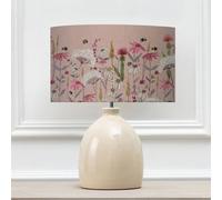 Voyage Maison Leura Table Lamp With Hermione Eva Lampshade in Cream Voyage Maison Cream