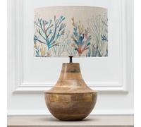 Voyage Maison Leven Table Lamp With Coral Eva Lampshade in Brown Voyage Maison Brown