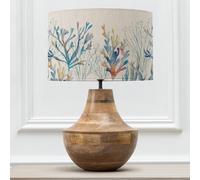 Voyage Maison Leven Table Lamp With Coral Eva Lampshade in Brown Voyage Maison Brown