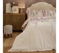 Voyage Maison Mariposa Oxford Edge 100% Cotton Duvet Cover Set in Purple | Size: Double Voyage Maison Purple Double