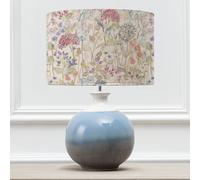 Voyage Maison Neso Table Lamp With Hedgerow Eva Lampshade in Blue Voyage Maison Blue