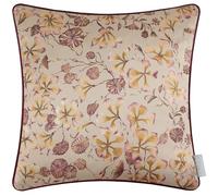 Voyage Maison Philipa Cushion Cover - Botanical Watercolour Floral Bird Luxury Decorative Case (Primrose - 50x50cm)