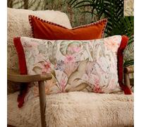 Voyage Maison Tropical Utopia Printed Velvet Cushion | Size: 40 cm x 60 cm Voyage Maison Multicolor 40 cm x 60 cm