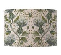 Voyage Maison Varys Eva Floral Lampshade D30cm in Grey | Size: 30 cm diameter x 21 cm high Voyage Maison Grey 30 cm diameter x 21 cm high